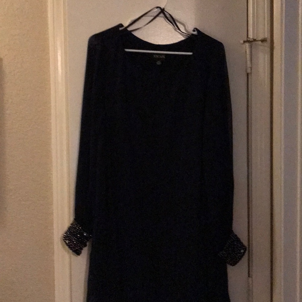 Navy blue dress
